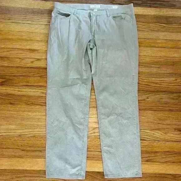 Brax Feel Good Cooper Pants Men's Size 40 x 31 Regular Cooper Fancy Stretch Tan - Picture 1 of 7